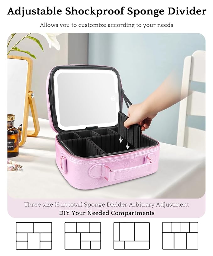 MOMIRA Travel Makeup Bag Cosmetic Bag - Image 6