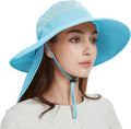 Fishing Hat Breathable Wide Brim Sun Hats by Ruqizhi