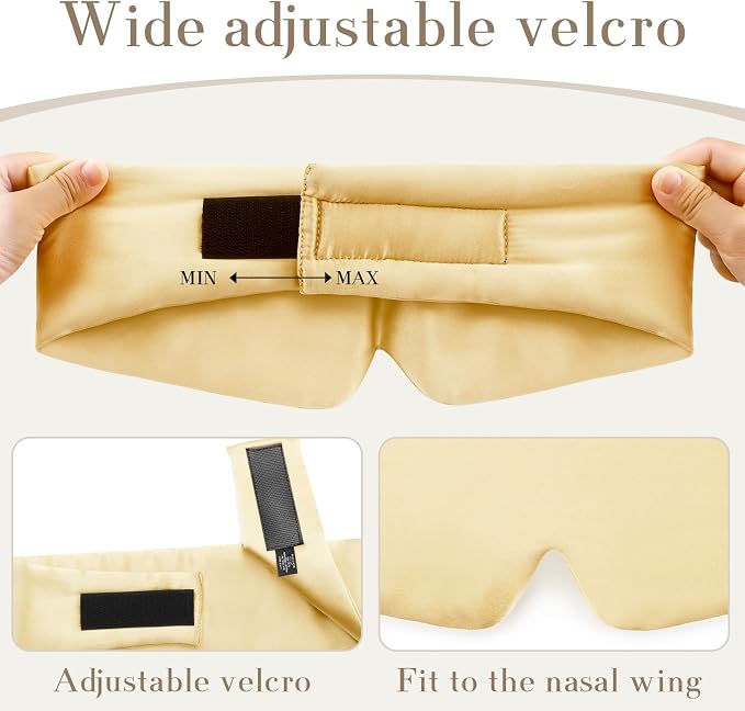 100% Mulberry Silk Sleep Mask Eye Mask - Image 4