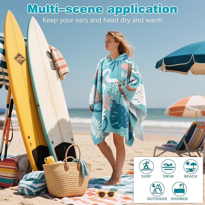 PY SUPER MODE Beach Hooded Towel Oversized - Image 4