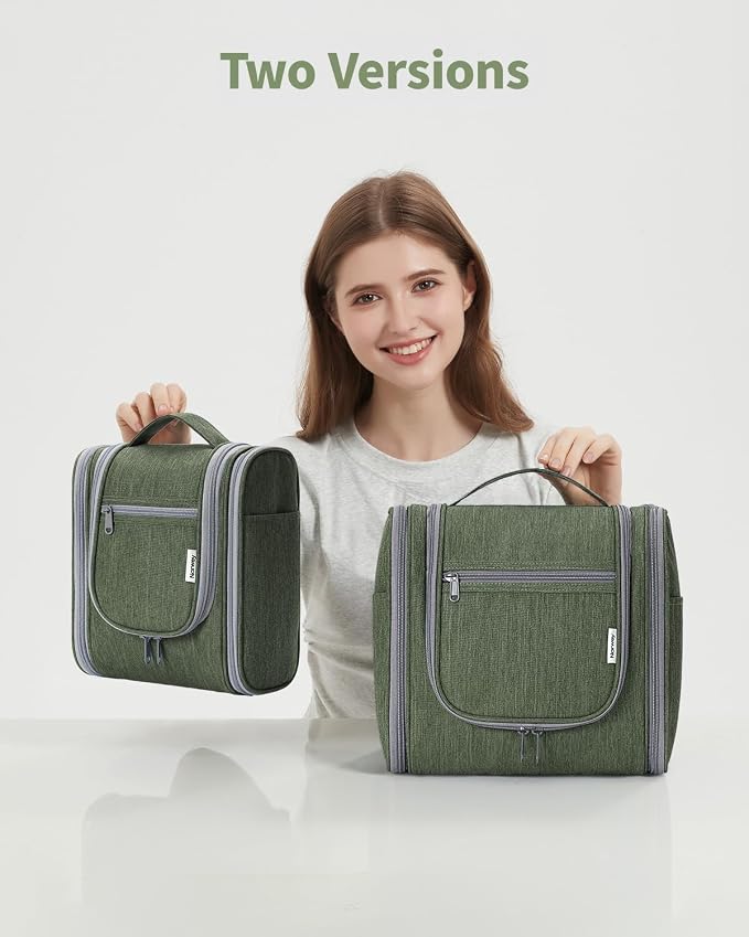 Narwey Small Hanging Travel Toiletry Bag Cosmetic Make up Organizer - Image 9
