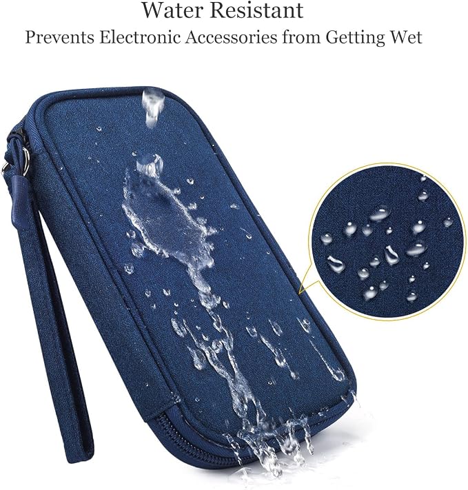 Electronic Organizer Cable Bag, Electronics Accessories Carry Cases Portable - Image 4