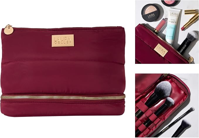 LAURA GELLER NEW YORK Quilted Makeup Bag - Image 8