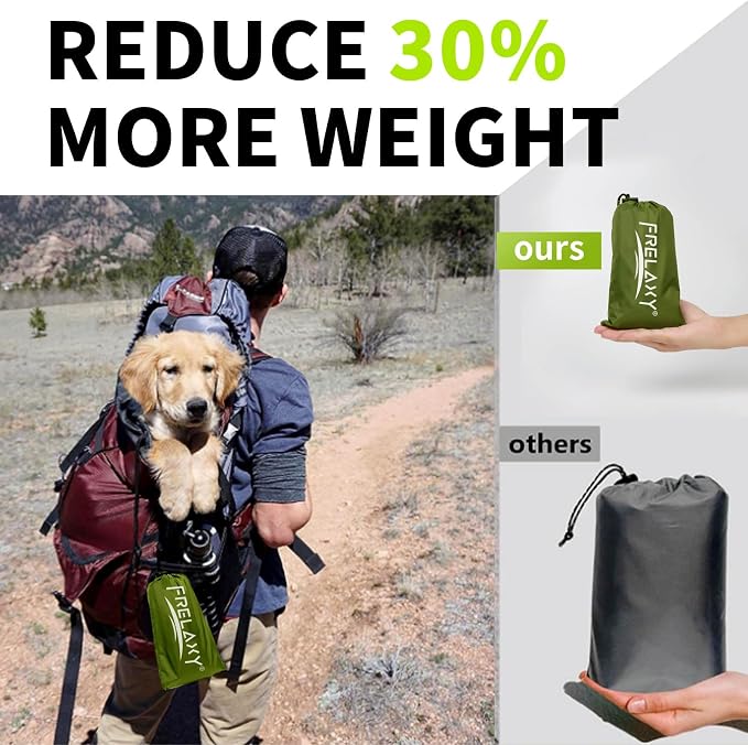 Frelaxy Tent Footprint, Waterproof Camping Tarp, Durable Tent Floor to Elevate - Image 3