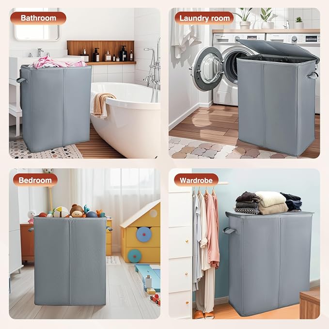 Voova 154L Double Laundry Hamper - Image 7