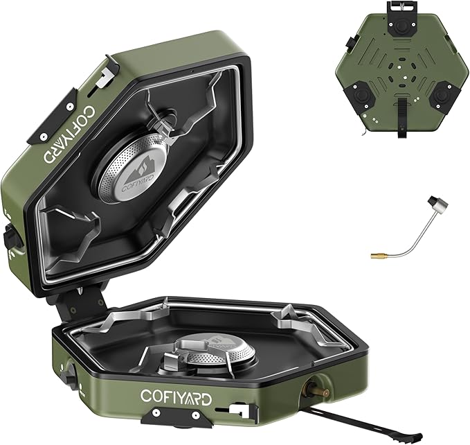 Propane 2-Burner Camping Stove by CofiyardOfficial
