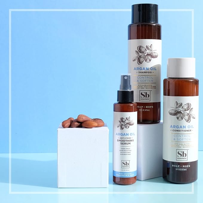 Soapbox Argan Oil Shampoo, Harsh Sulfate Free, Paraben & Silicone Free - Image 9