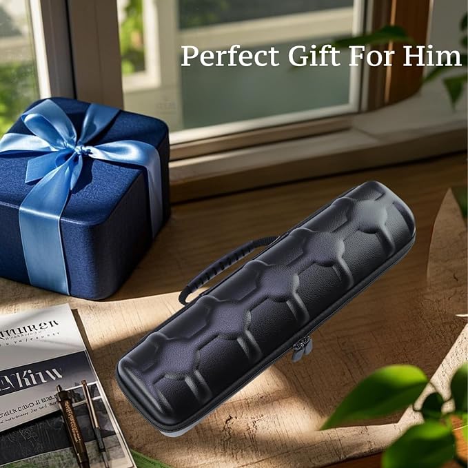 Juntan 5 Slots Hard Watch Travel Case, Portable PU Leather Zipper Storage - Image 4