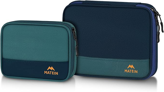 MATEIN Electronics Organizer Travel Case 2 Pack, Water Resistant Backpack by MATEIN