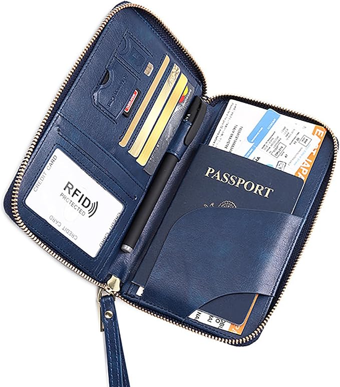 Rowgins Rfid Blocking Passport Holder Wallet, Rowgins Rfid Passport Holder - Image 2