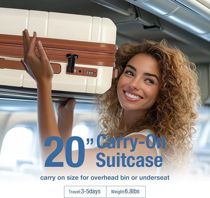 KYME Carry On Luggage 22x14x9 Airline Approved - Image 3