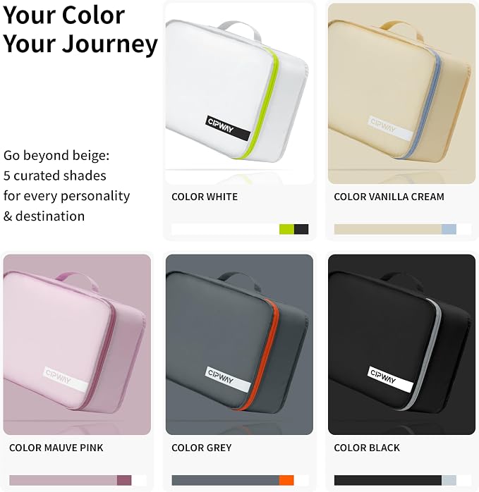Cipway 5 Set Packing Cubes for Travel Suitcase Organizer for Accessories - Image 7