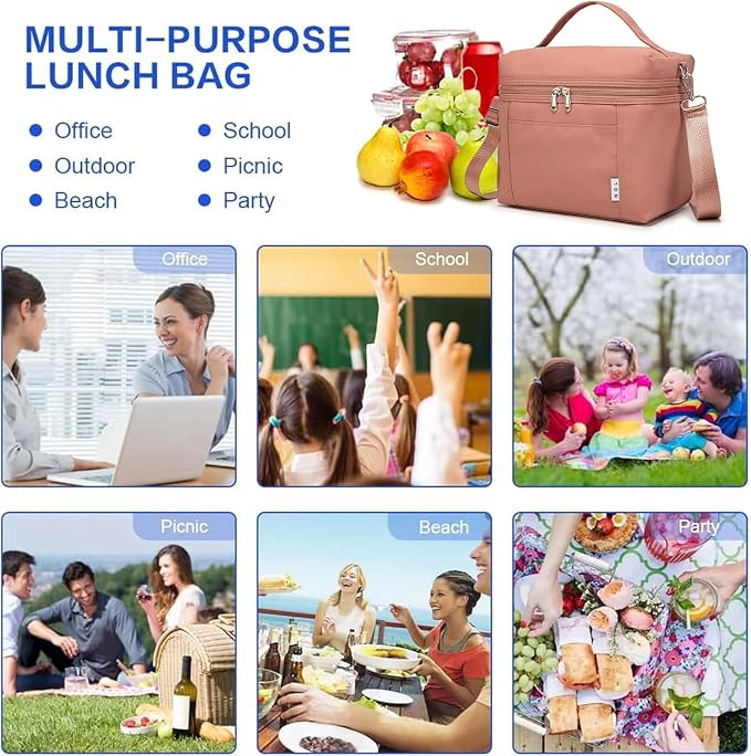 NOL Natural Organic Lifestyle Insulated Lunch Bags - Image 6