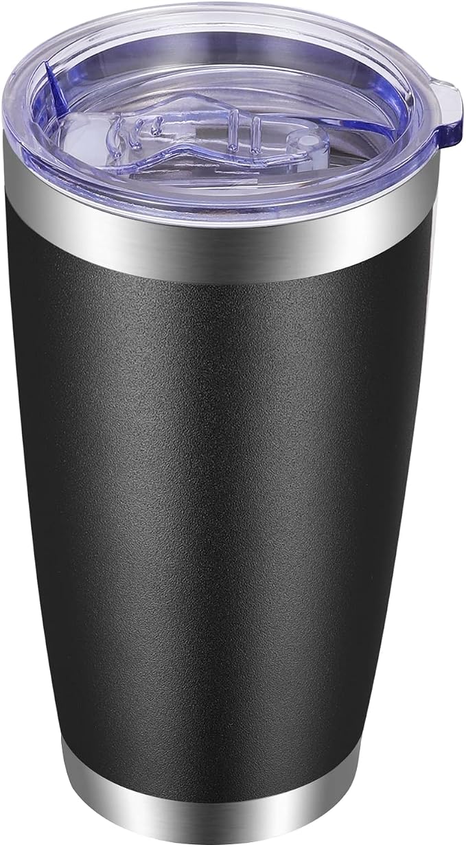 VEGOND 20oz Tumbler with Lid and Straw Stainless Steel Tumbler Cup Vacuum by VEGOND