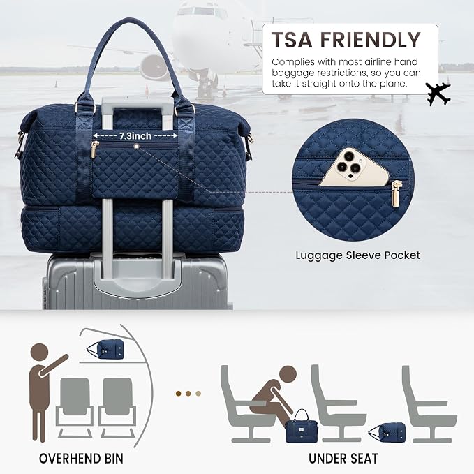 LOVEVOOK Travel Duffle Bag, Weekender Bags - Image 4