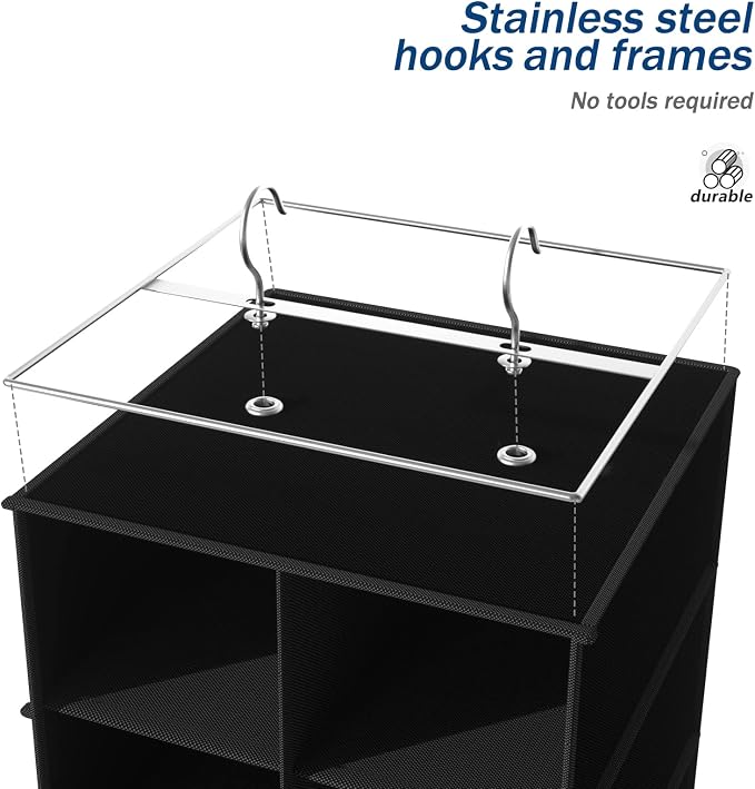coastal rose Hanging Shoe Organizer - Image 5