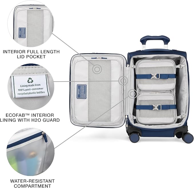 Travelpro VersaPack+ Lightweight Softside Expandable Carry on Luggage, 8 - Image 6