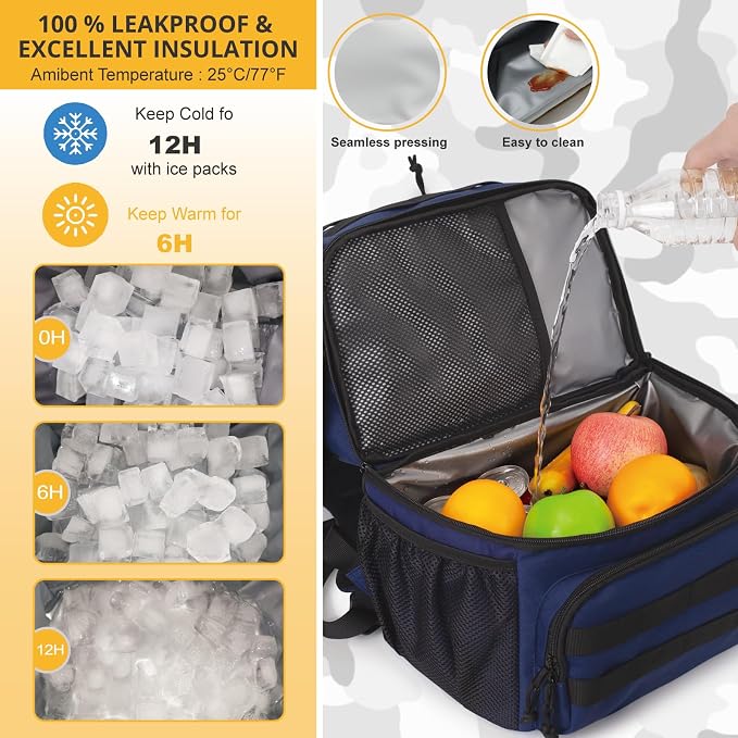 Tactical Double Deck Cooler Backpack - Image 3