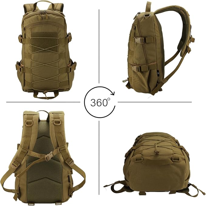 25L Hiking Backpack Small Tactical Backpack Daypack Camping Trekking Hunting - Image 6
