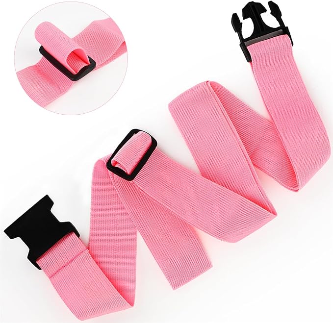 2Pack Luggage Straps for Suitcases, Travel Connector for Carry On Bag, Add Bag - Image 2