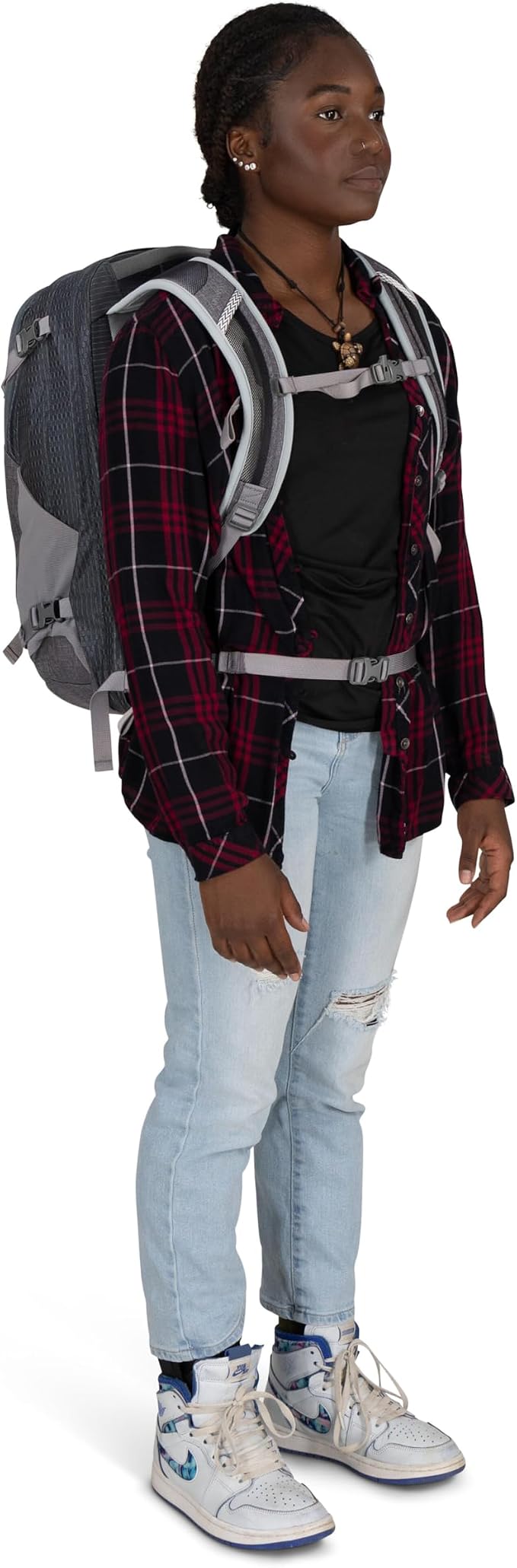Osprey Nebula Commuter Backpack, Tungsten Soundwave/Grey Heather - Image 10