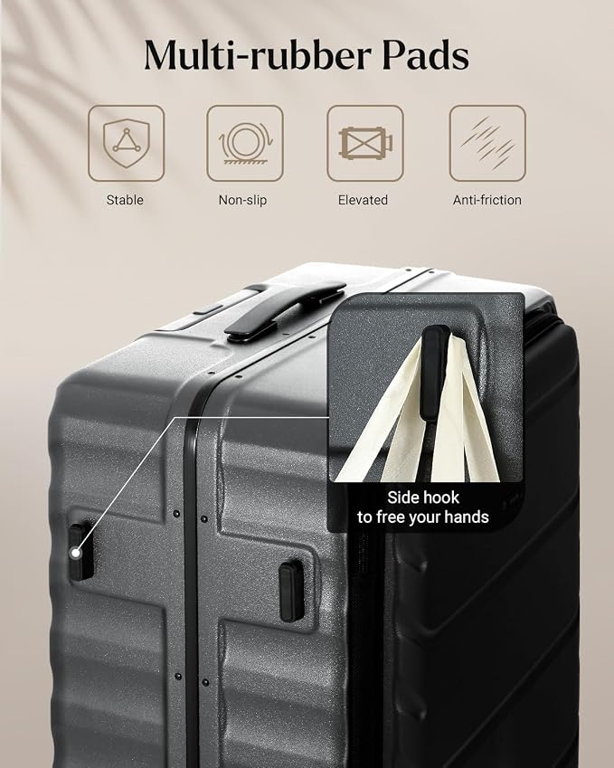 Luggage Sets 2 Pieces, 20/28 Inch PC Hardshell Suitcase - Image 6