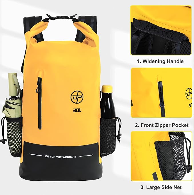 UPWELL 30L Waterproof Dry Bag Boating Backpack - Image 2