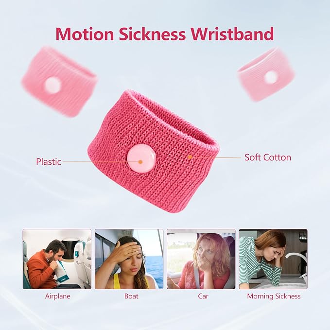 Motion Sickness Wristband, Anti-Nausea Acupressure Wrist Band - Image 2
