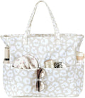 LEDAOU Large Beach Tote Bag Women Waterproof Sandproof Zipper Beach Tote Bag by LEDAOU