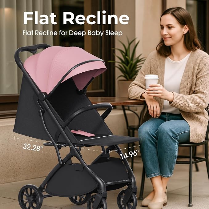 newyoo Baby Travel Stroller, Compact & Airplane-Friendly, Lightweight - Image 5