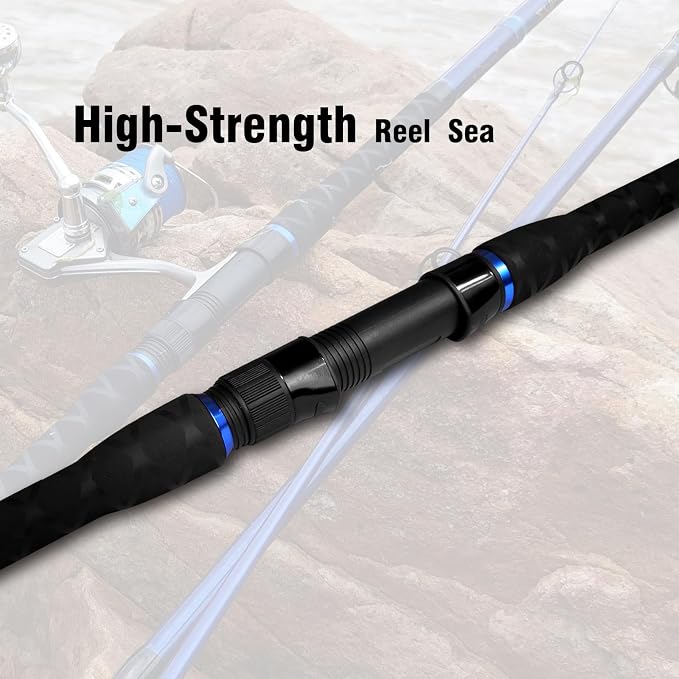 Fiblink Surf Spinning Fishing Rod Carbon Fiber Travel Fishing Rod - Image 4
