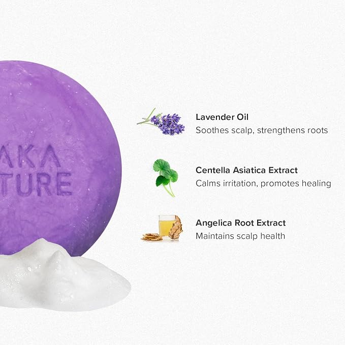 Maka Nature Low-Carbon Shampoo Bar | Korean K-Beauty Haircare - Image 2