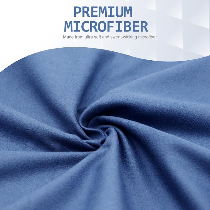 Eunzel Quick Dry Camping Towel, Microfiber Travel Towel 3 Size at 1 Pack - Image 5