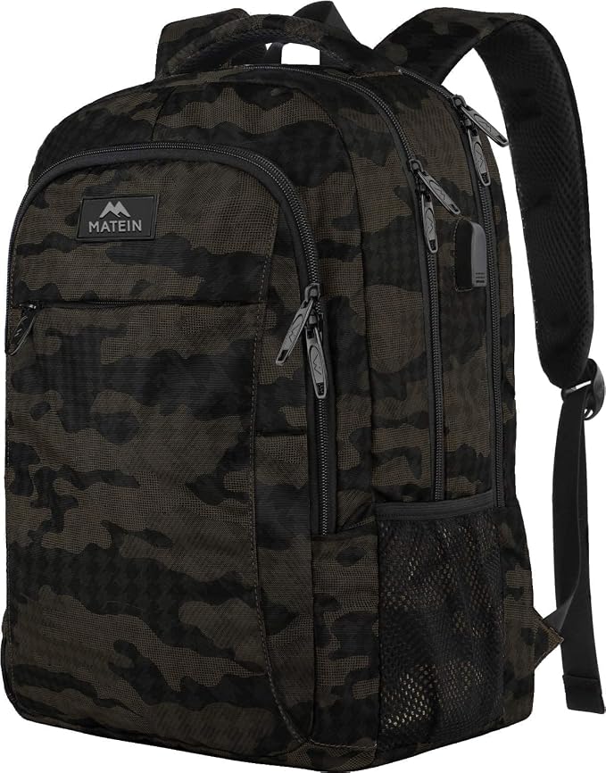 MATEIN 15.6 Inch Laptop Backpack, Sturdy Business Travel Laptop Bagpack by MATEIN