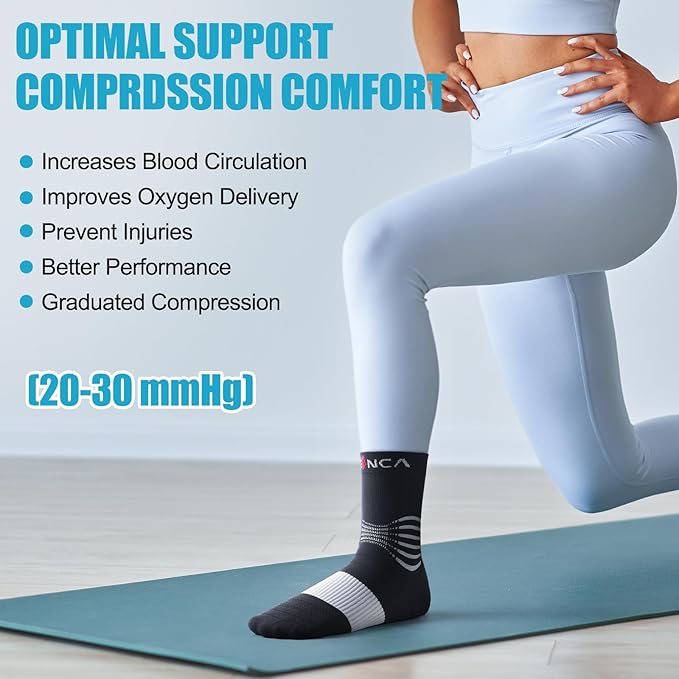 NEENCA Medical Compression Socks—2 Pairs, Ankle Socks - Image 5