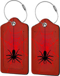 Spider Web 2-Pcs Premium Leather Tags by Unknown
