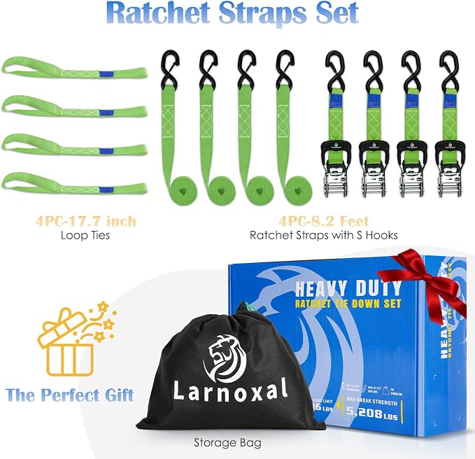 Ratchet Straps 4 Pack - Image 2