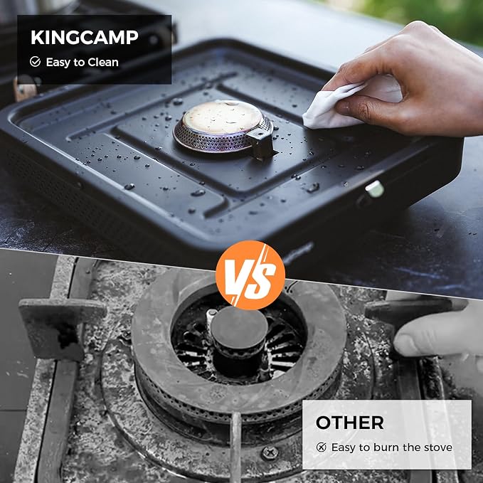 KingCamp 2 Burner Camping Stove，Portable Folding Stove - Image 5