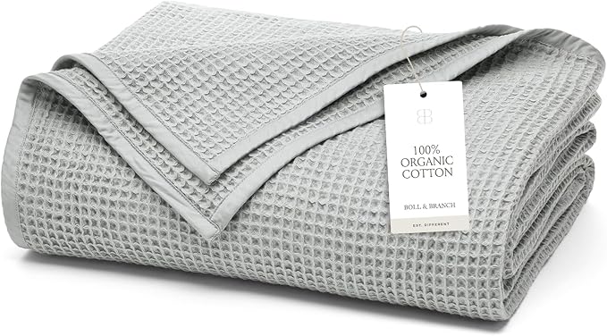 BOLL & BRANCH Waffle Bed Blanket by BollBranch