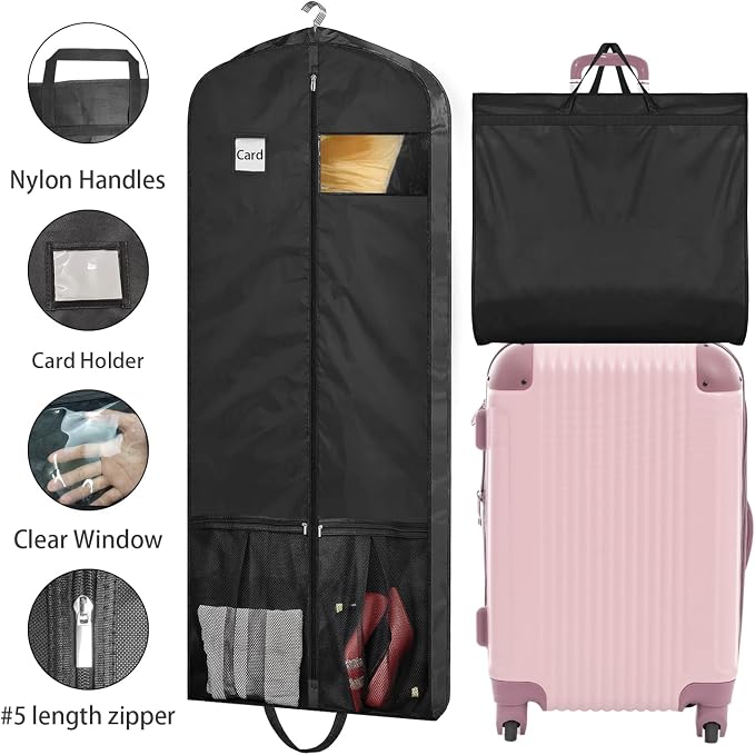 STEPONE Dress Bags for Gowns Long, Dress Bags for Closet Storage and Traveling - Image 5