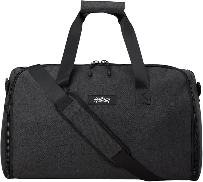 Halfday Convertible 2-in-1 Garment Duffel Weekender Bag 40L | Wrinkle-Free by HalfdayTravel