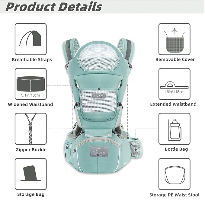 Baby Carrier Ergonomic Infant Carrier - Image 2