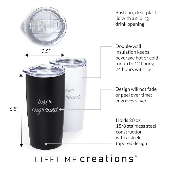 Lifetime Creations Custom Softball Coach Tumbler - Image 7