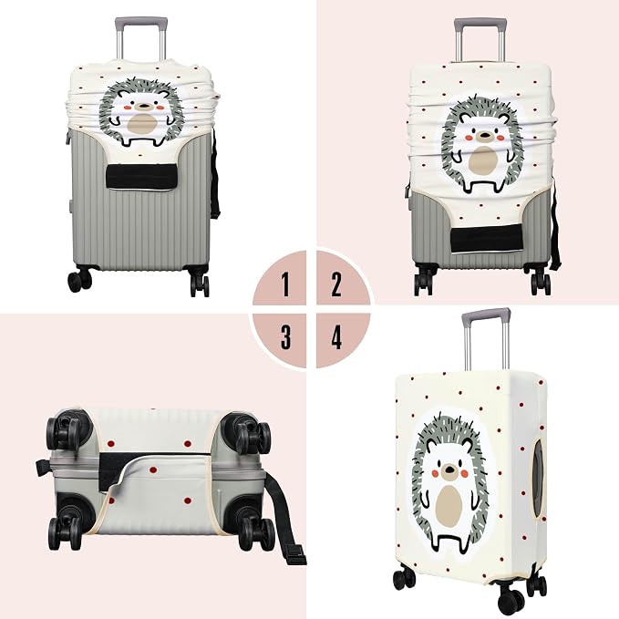 Travel Luggage Cover Suitcase Protector Fits 18-32 Inch Wheel Covers - Image 3