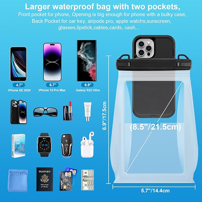 Large Waterproof Phone Pouch Floating, Waterproof Phone Case - Image 2