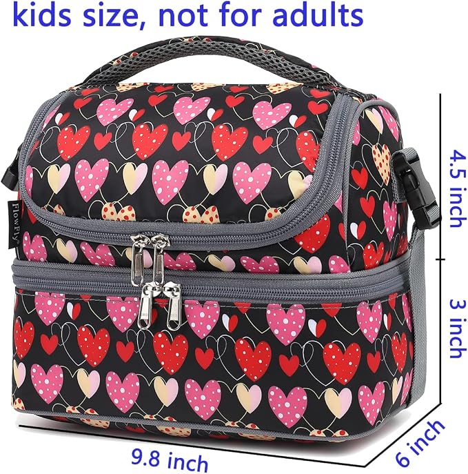 FlowFly Double Decker Cooler Insulated Lunch Bag Large Tote - Image 3