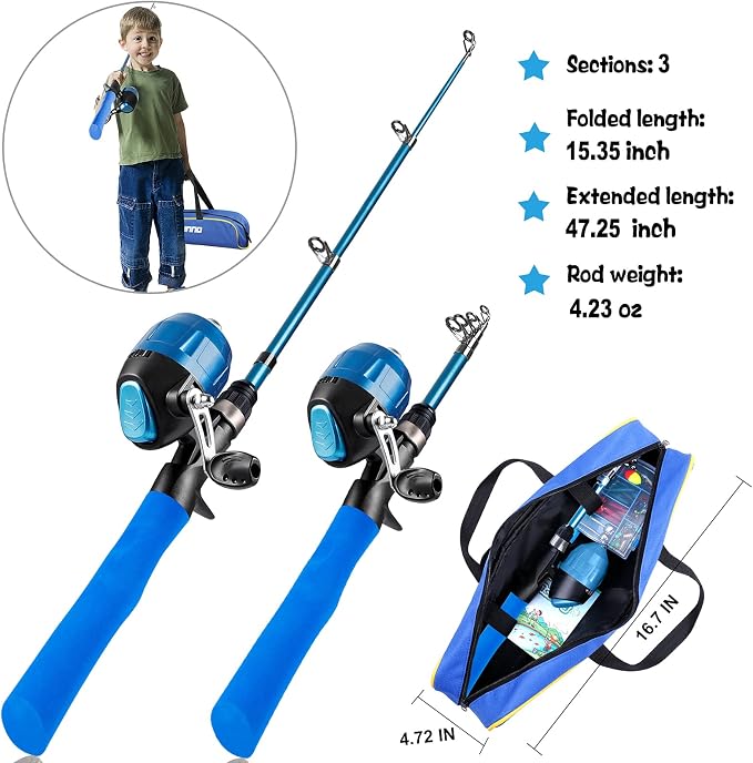 PLUSINNO Kids Fishing Pole - Image 4