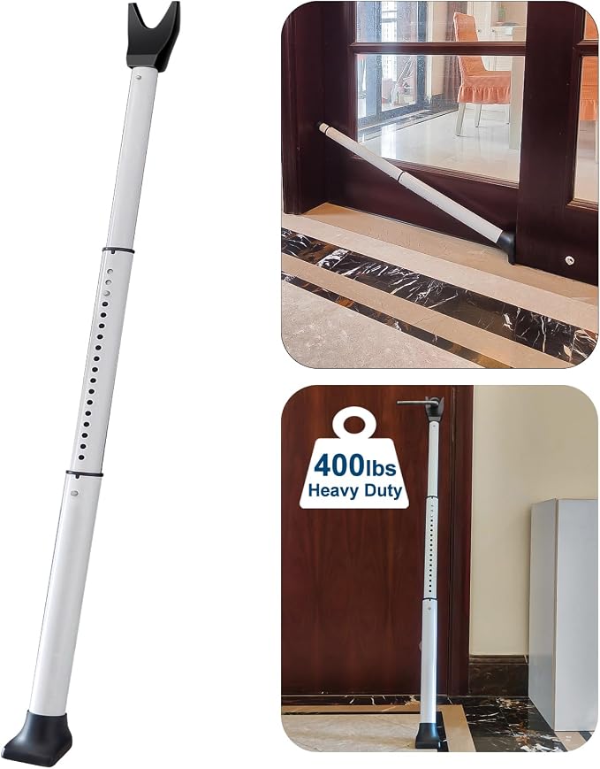 Rerishom Door Security Bar, Door Stoppers Security bar, Heavy Duty Door Lock by HuiQiuRerishomLtd