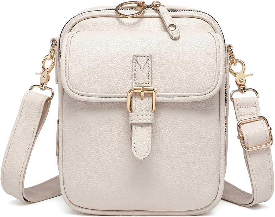 1060 Leather Crossbody Bags for Women Anti-Theft Vegan Purse by 1060BrandExperts