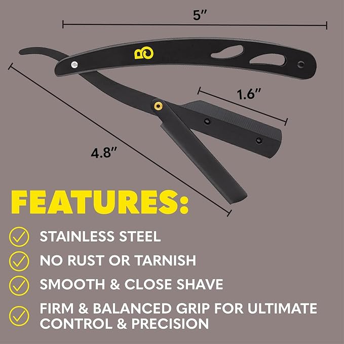 The Beard Club Straight Razor for Men - Image 8